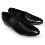 Bootland Mens Textured Ethnic Shoes