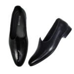 Bootland Mens Textured Ethnic Shoes