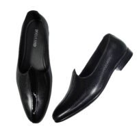 Bootland Mens Textured Ethnic Shoes
