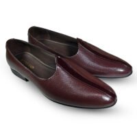 Bootland Mens Textured Ethnic Shoes